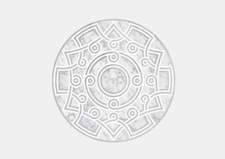 Hoa văn đá khảm marble Palermo — Rochelle Couture