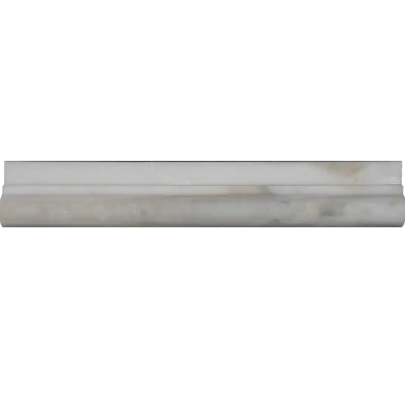 Phào chỉ đá Calacatta Chair Rail (viền giữa tường) — bề mặt mài mờ (honed), Rochelle Couture