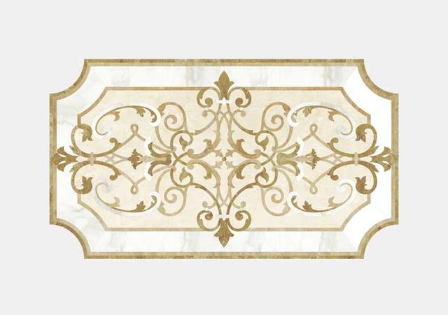 Hoa văn đá khảm marble Monte Carlo — Rochelle Stone