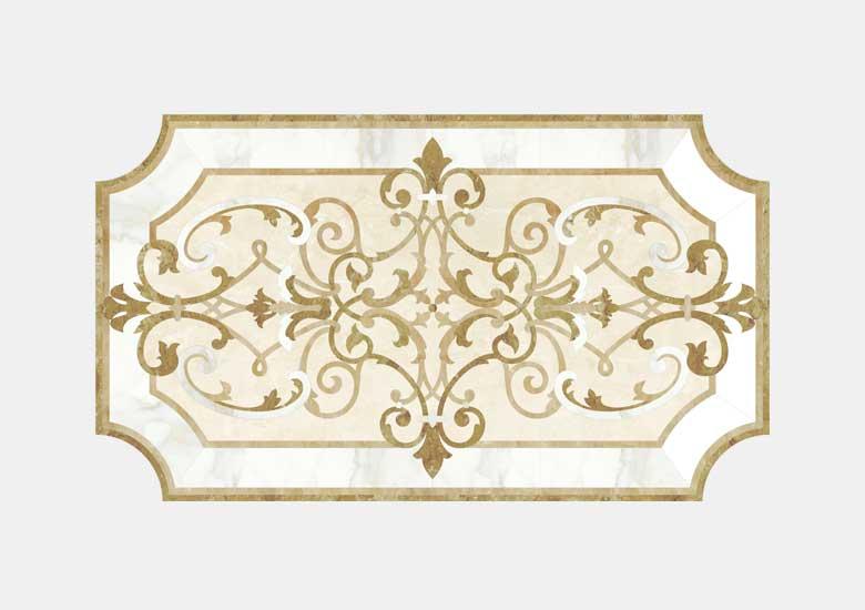 Hoa văn đá khảm marble Monte Carlo — Rochelle Couture