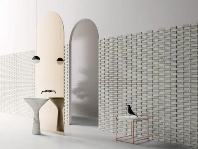 Vách đá 3D Panama — bề mặt marble điêu khắc nổi khối, Kreoo