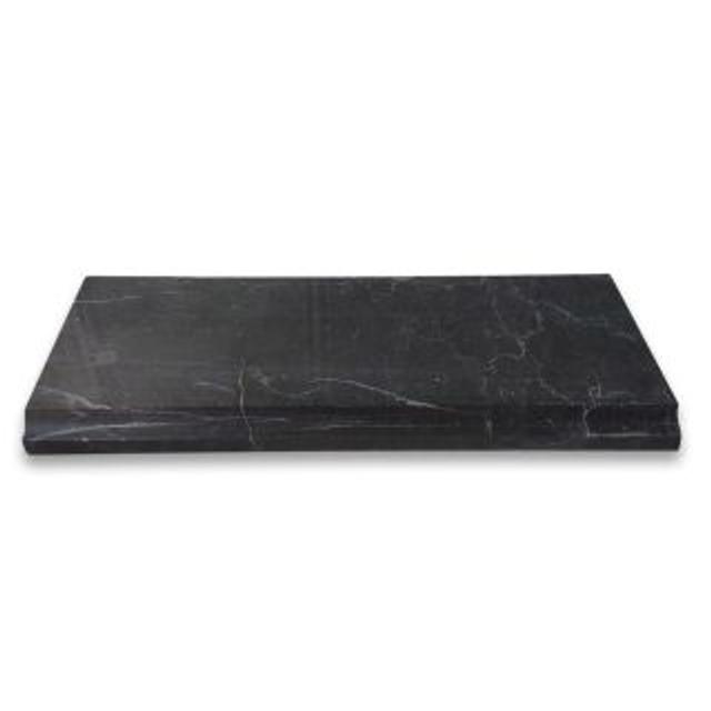 Phào chỉ đá Nero Marquina Baseboard (phào chân tường) — bề mặt đánh bóng (polished), Rochelle Stone