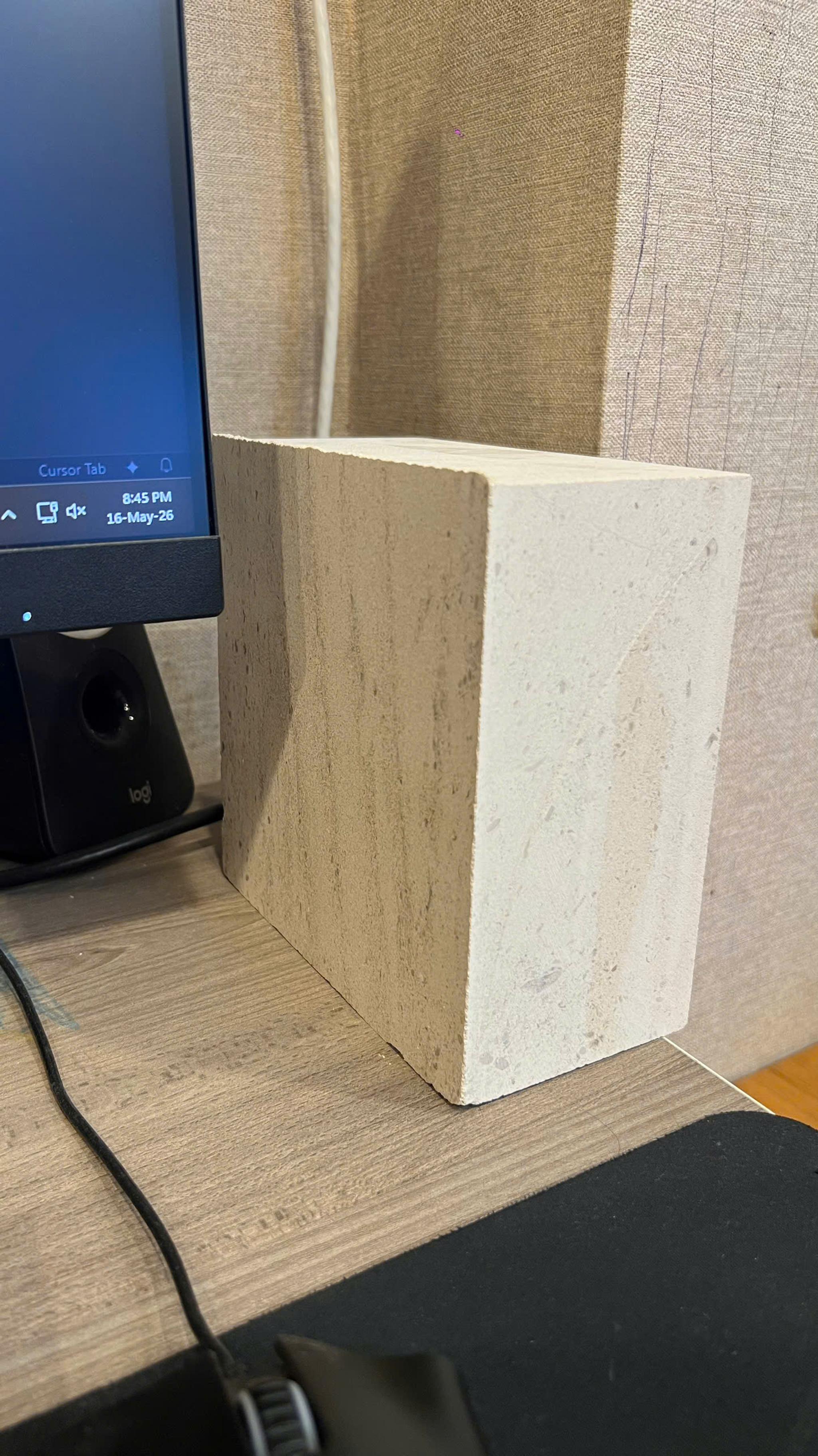Mẫu đá — Travertine kem