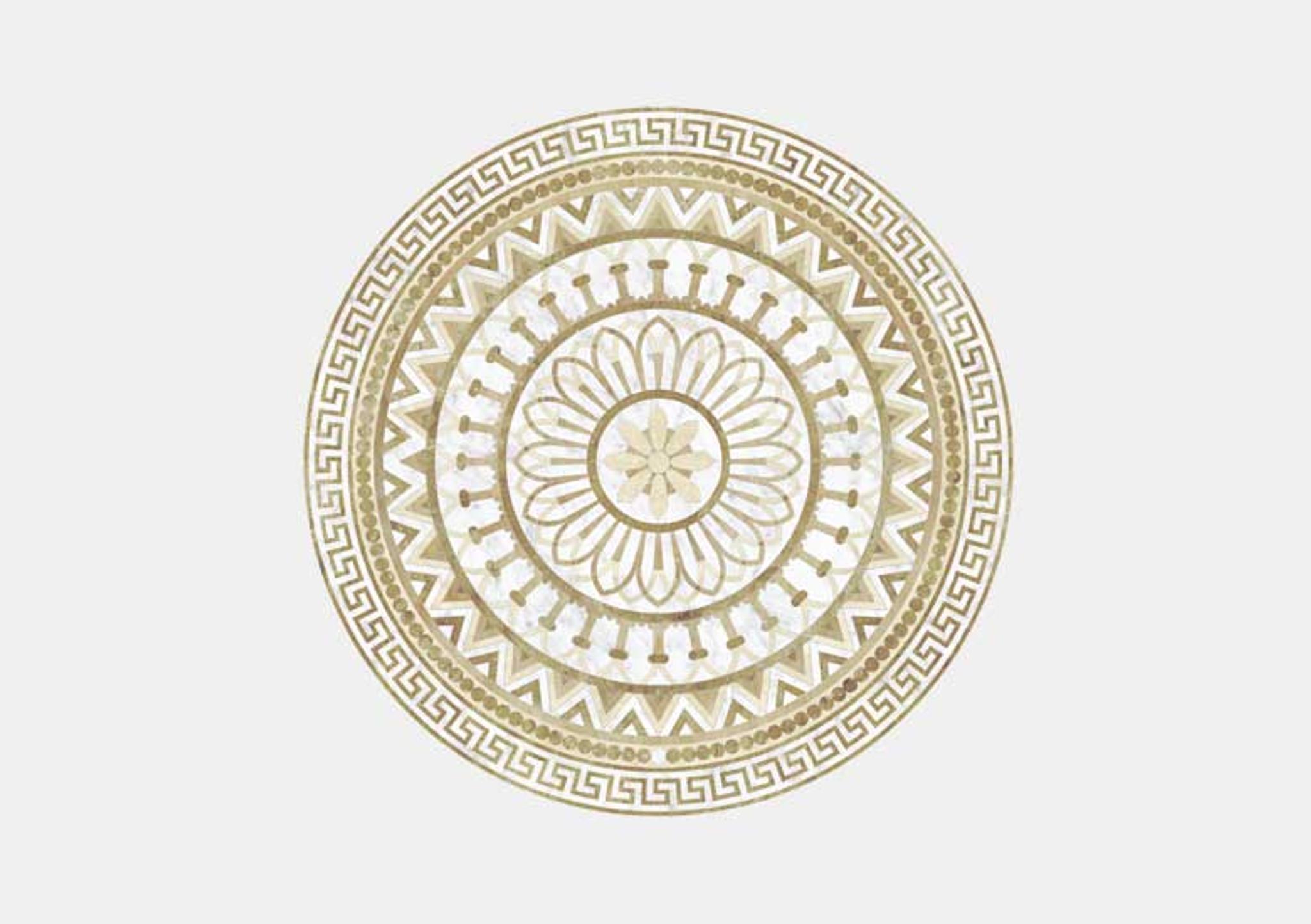 Hoa văn đá khảm marble Doric — Rochelle Couture