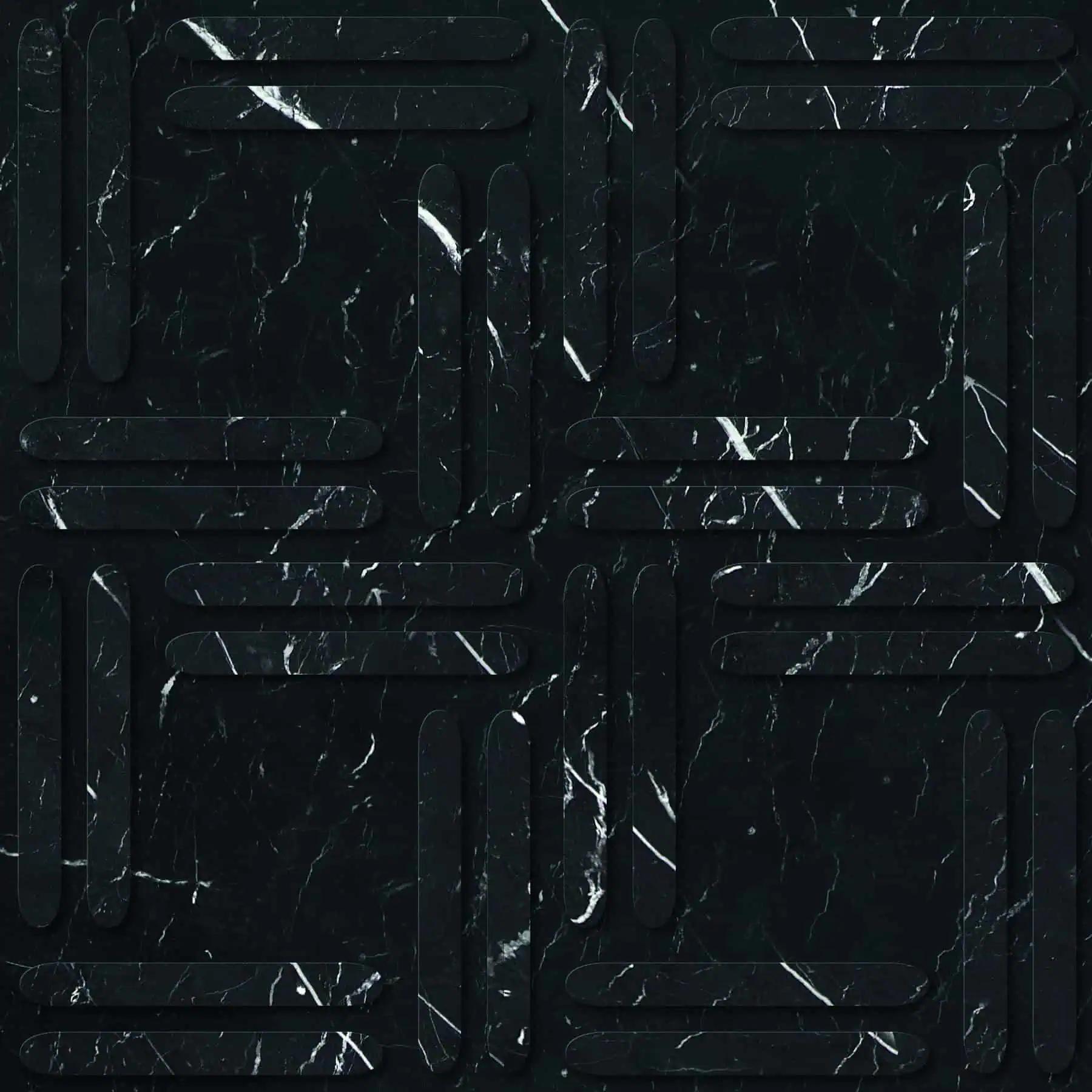 Vách đá 3D Weave — bề mặt marble điêu khắc nổi khối, Kreoo