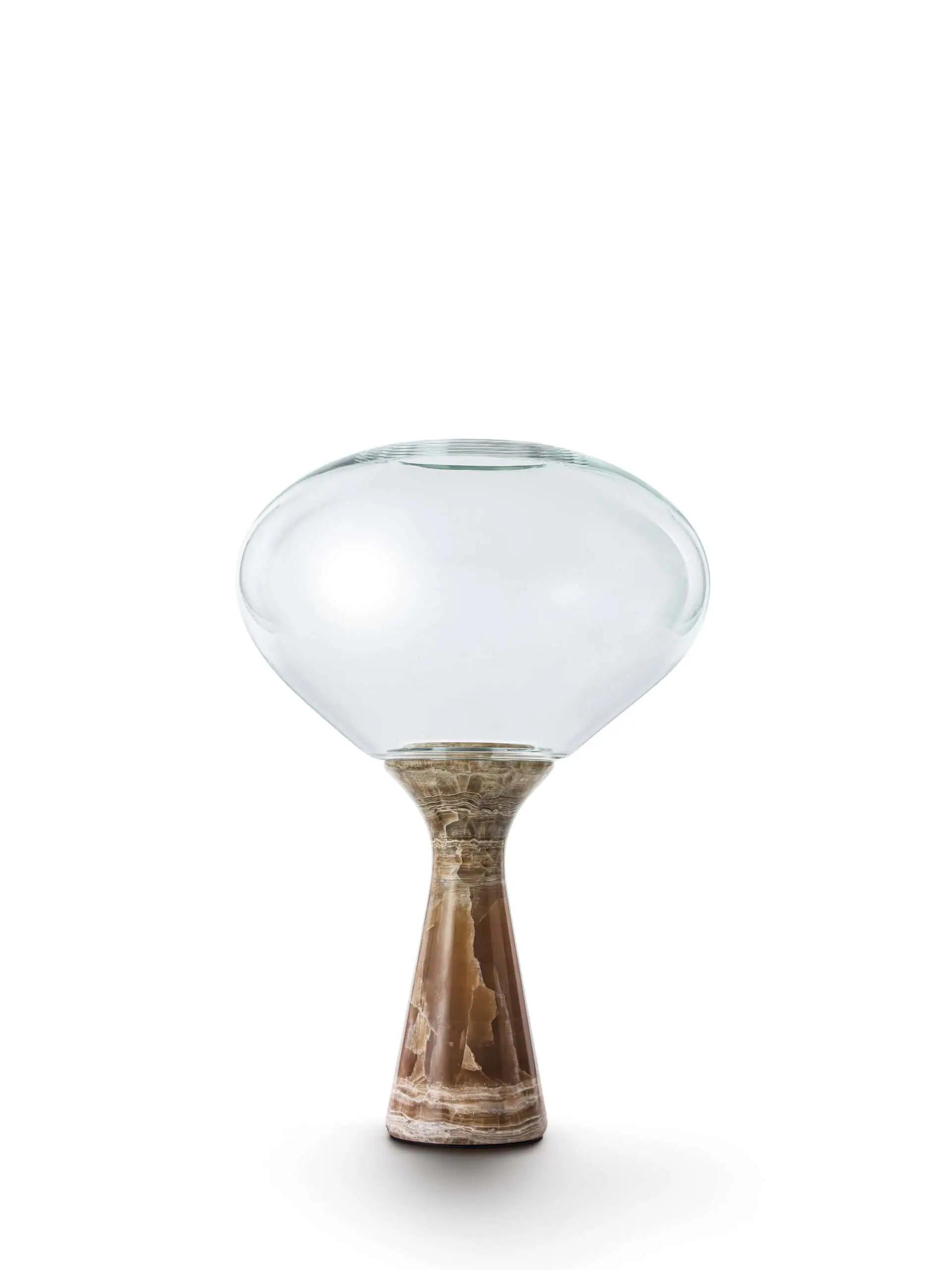 Đèn đá Onyx II — nội thất đá Rochelle Couture