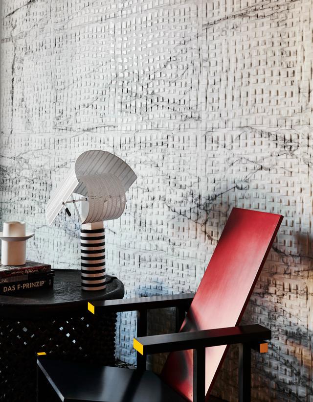 Vách đá 3D Polis — bề mặt đá tự nhiên điêu khắc nổi khối, Lithos