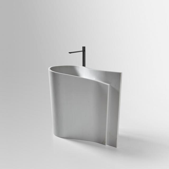 Lavabo Wave đặt sàn — lavabo đá tự nhiên Rochelle