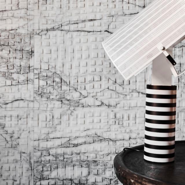Vách đá 3D Polis — bề mặt đá tự nhiên điêu khắc nổi khối, Lithos