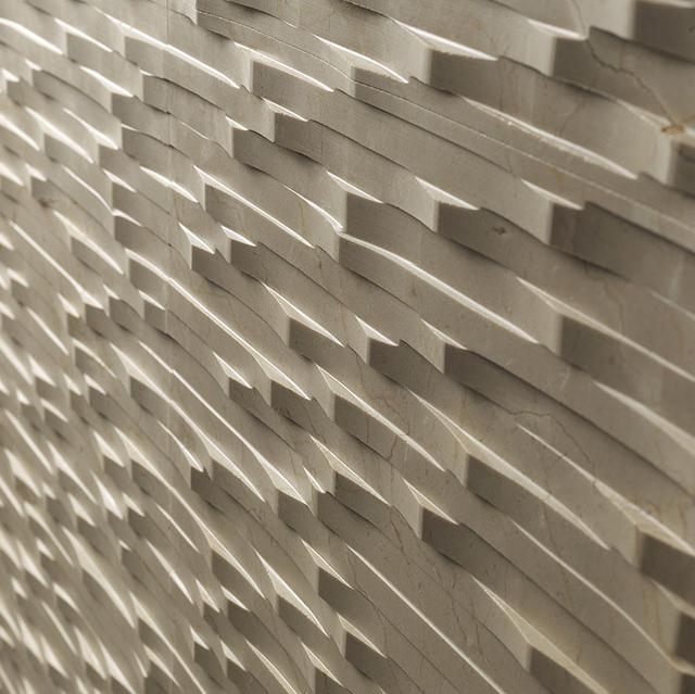 Vách đá 3D Strato — bề mặt đá tự nhiên điêu khắc nổi khối, Lithos