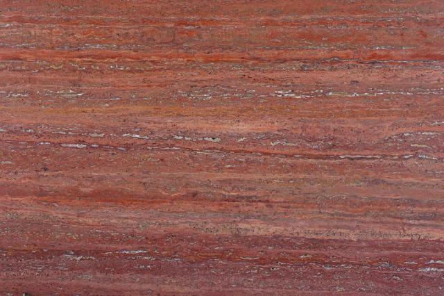 Đá Red Travertine — travertine Iran, ảnh bề mặt