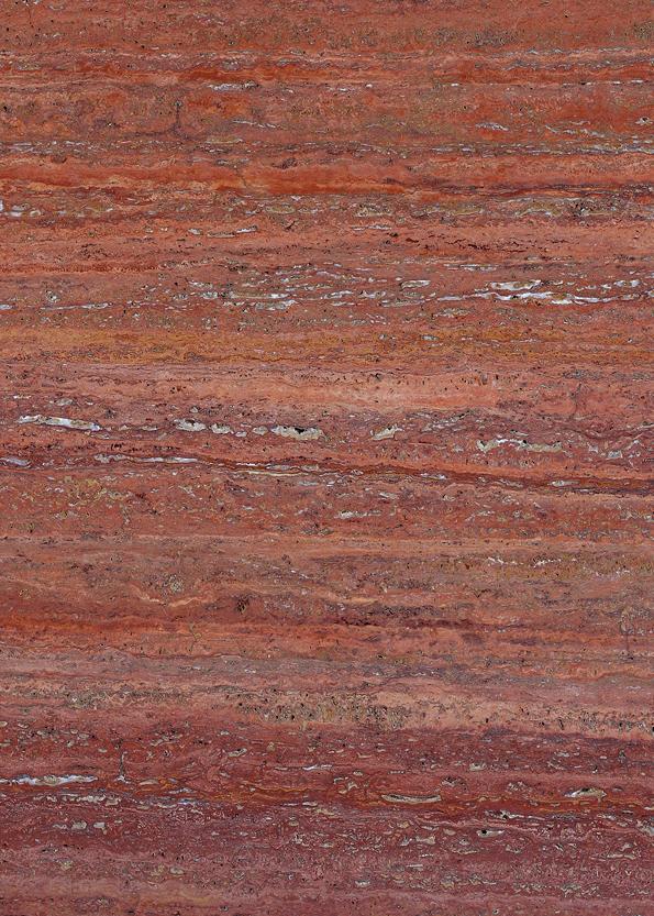 Đá Red Travertine — travertine Iran, ảnh bề mặt