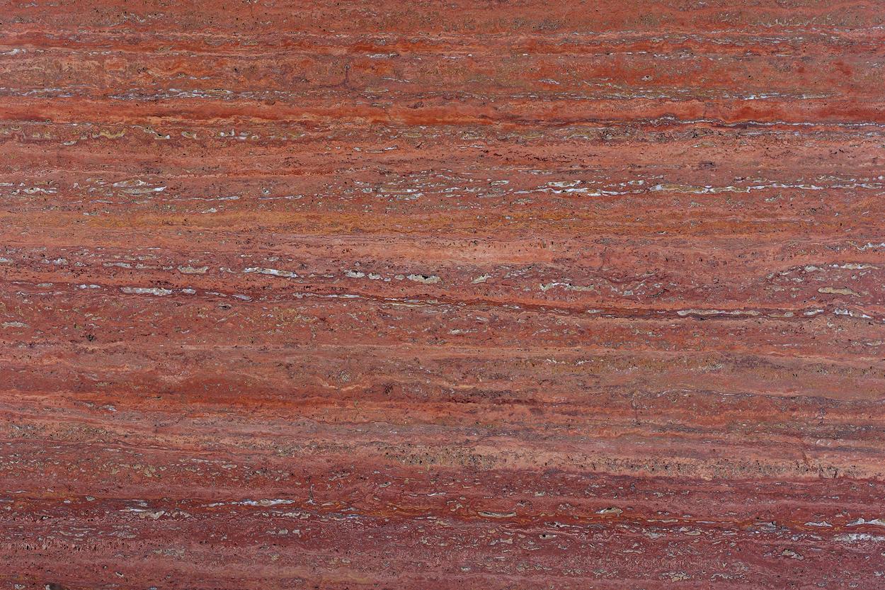 Đá Red Travertine — travertine Iran, ảnh bề mặt