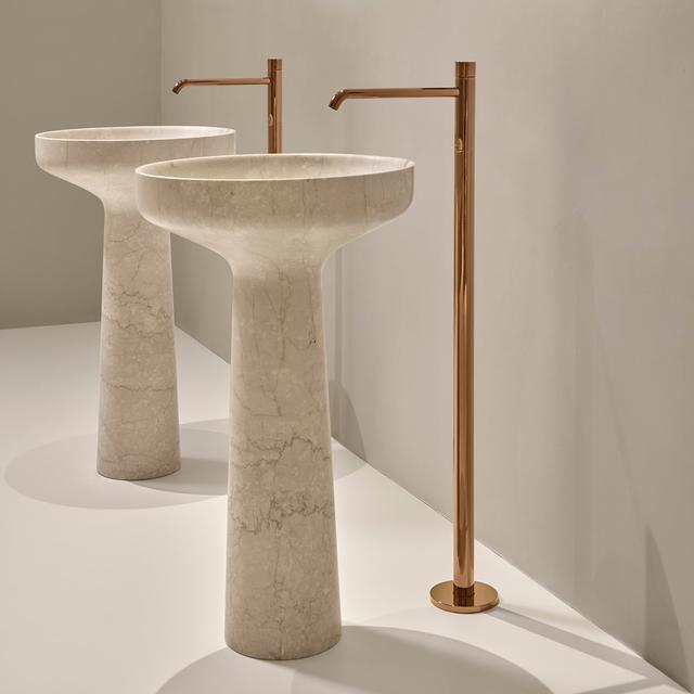 Lavabo Ago185 đặt sàn — lavabo đá tự nhiên Rochelle