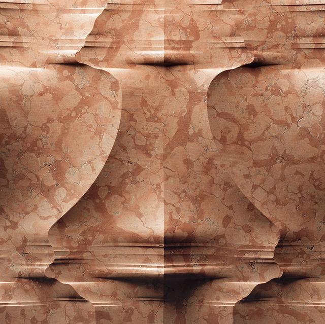 Vách đá 3D Palladio RV6 — bề mặt đá tự nhiên điêu khắc nổi khối, Lithos