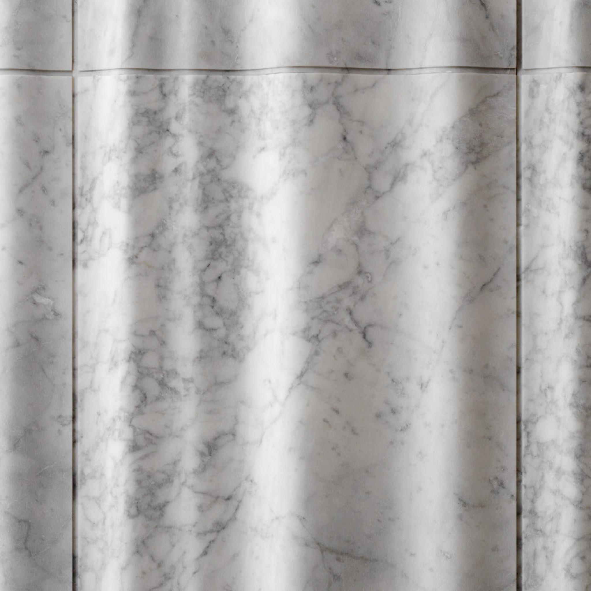 Vách đá 3D Chiffon — bề mặt đá tự nhiên điêu khắc nổi khối, Lithos