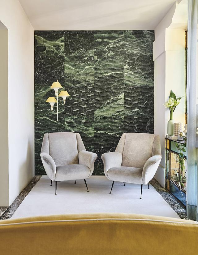 Vách đá 3D Lembo — bề mặt đá tự nhiên điêu khắc nổi khối, Lithos