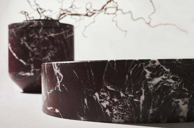 Lavabo Blessed tròn — nội thất đá Rochelle Stone