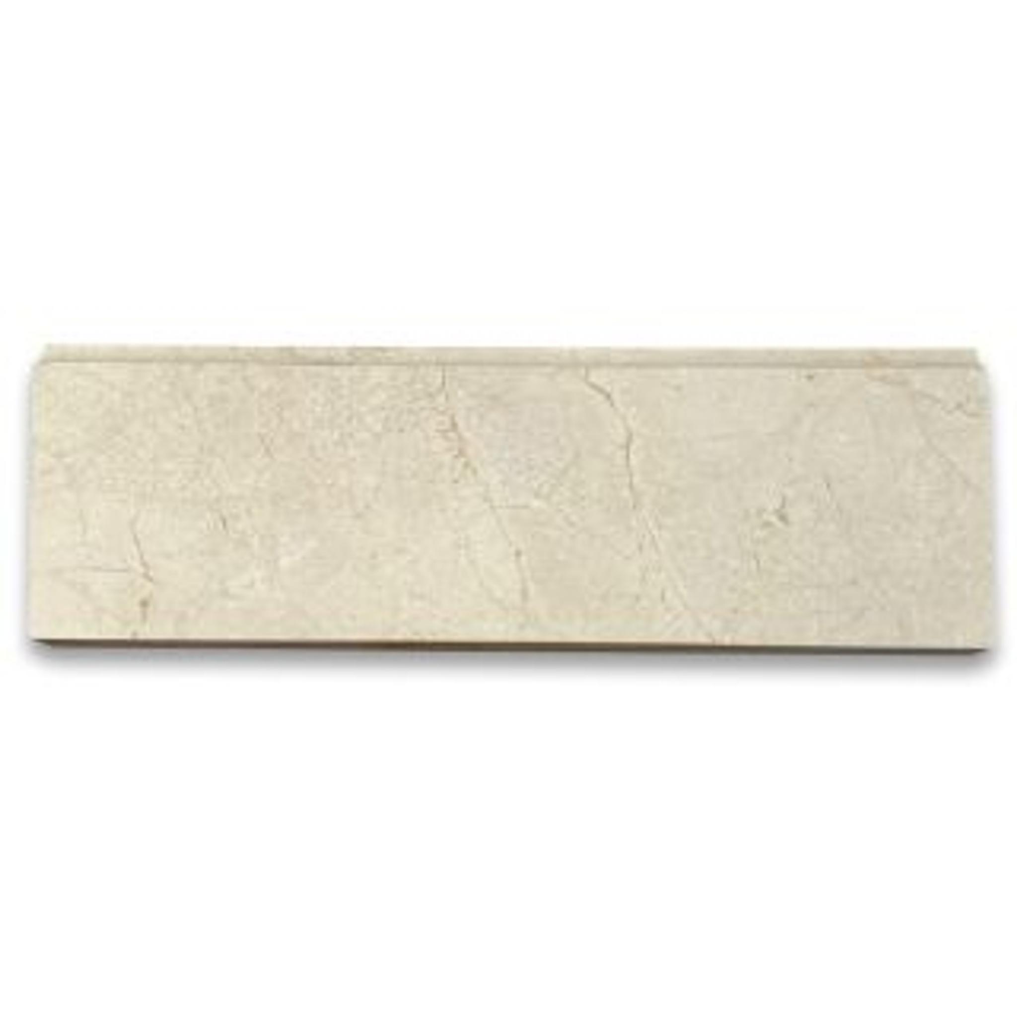 Phào chỉ đá Crema Marfil Baseboard (phào chân tường) — bề mặt đánh bóng (polished), Rochelle Couture