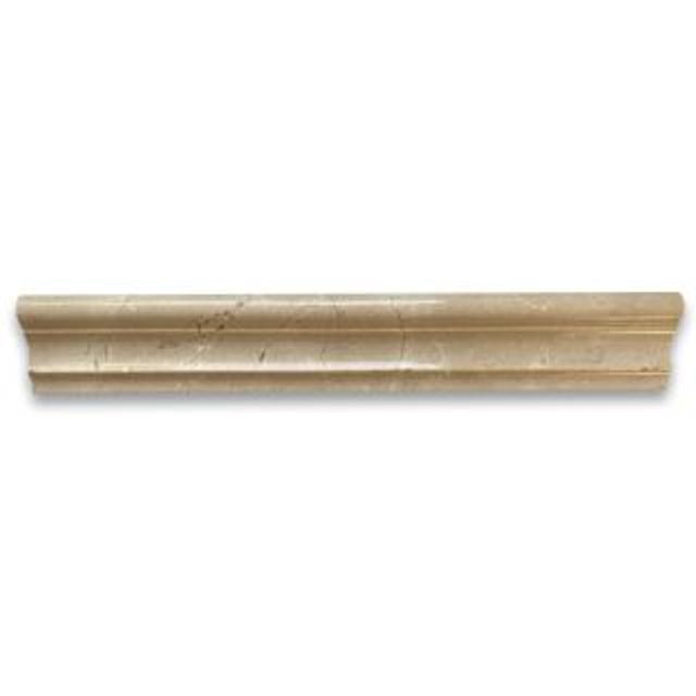 Phào chỉ đá Crema Marfil Chair Rail (viền giữa tường) — bề mặt đánh bóng (polished), Rochelle Stone