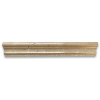 Phào chỉ đá Crema Marfil Chair Rail (viền giữa tường) — bề mặt đánh bóng (polished), Rochelle Couture