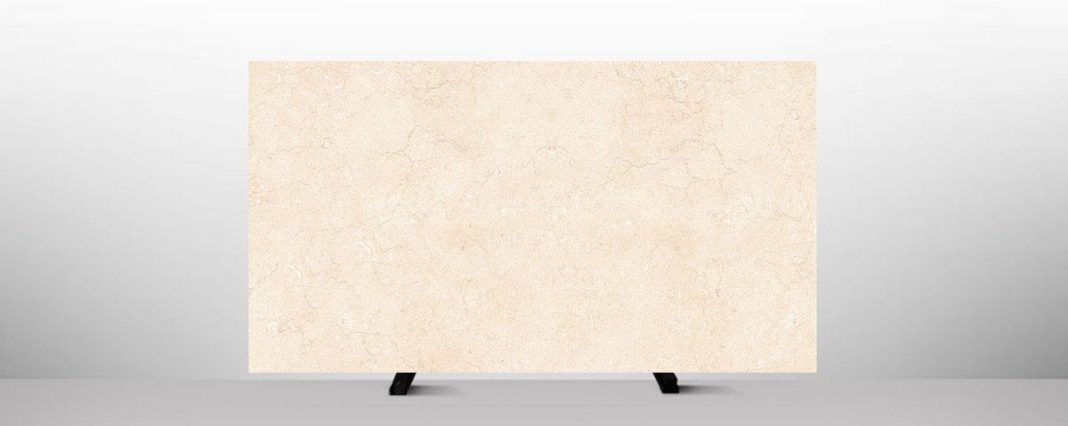 Đá Crema Marfil — marble kem/be Tây Ban Nha — ảnh tấm lớn (slab)