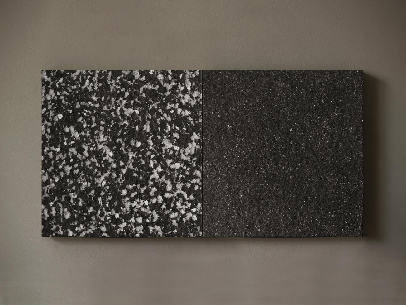 Mẫu tấm đá granite xám đen lốm đốm vân khoáng tự nhiên