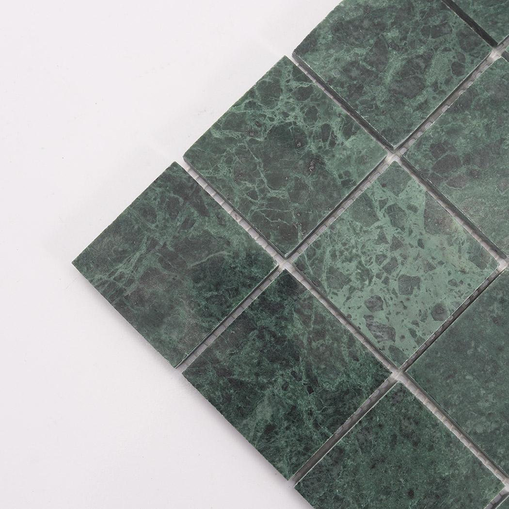 Large Square Marble Mosaic Tile Shower Kitchen Backsplash — mosaic vuông bằng đá marble tự nhiên