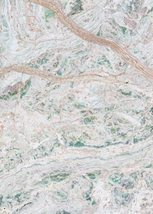 Onice Smeraldo (đá trắng-kem loang xanh lục nhạt) — đá tự nhiên Rochelle Stone