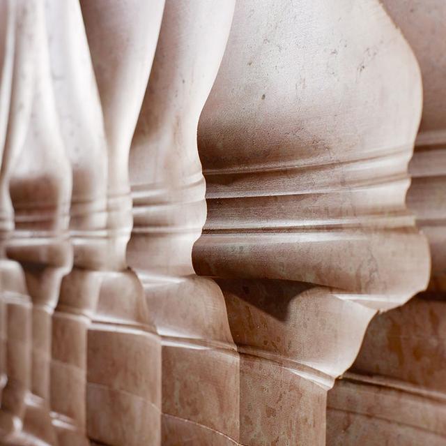 Vách đá 3D Palladio RV6 — bề mặt đá tự nhiên điêu khắc nổi khối, Lithos