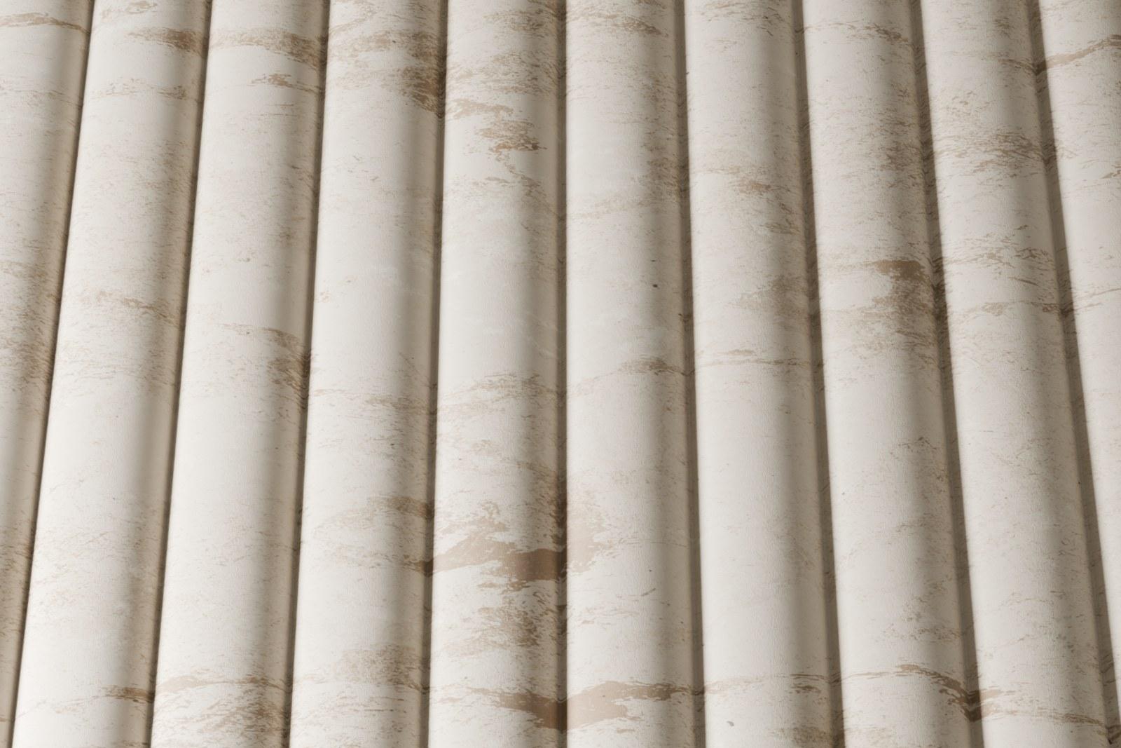 Bề mặt nan tròn cổ điển (Classical Reeded) — hiệu ứng bề mặt trên đá tự nhiên, Rochelle Stone