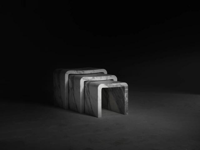 Đôn đá VII — nội thất đá Rochelle Stone
