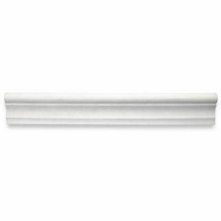 Phào chỉ đá Thassos Chair Rail (viền giữa tường) — bề mặt mài mờ (honed), Rochelle Couture
