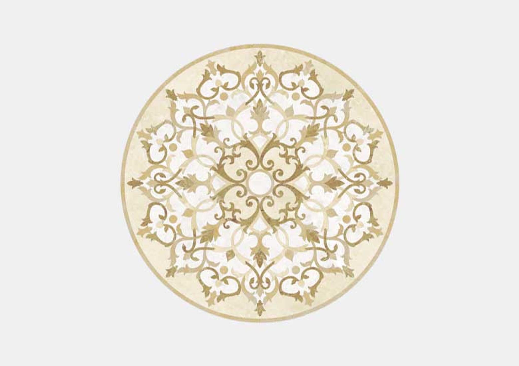 Hoa văn đá khảm marble Calais — Rochelle Couture