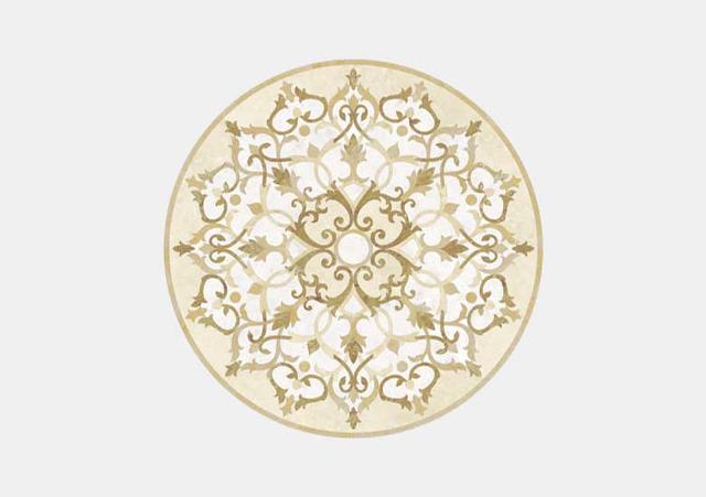 Hoa văn đá khảm marble Calais — Rochelle Stone