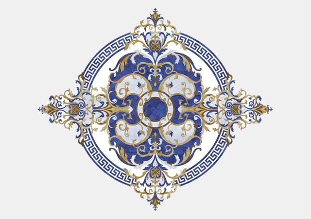 Hoa văn đá khảm marble Imperial — Rochelle Stone