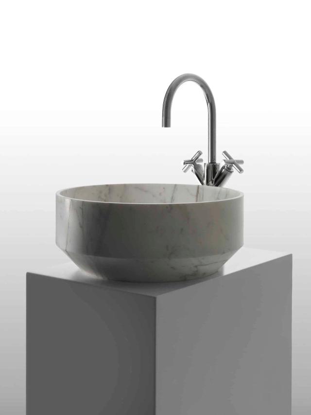 Lavabo đá dạng khối III — nội thất đá Rochelle Stone