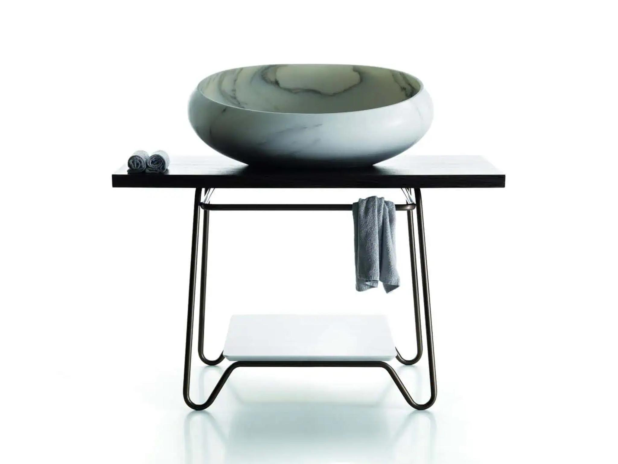 Bàn rửa lavabo đá — nội thất đá Rochelle Couture