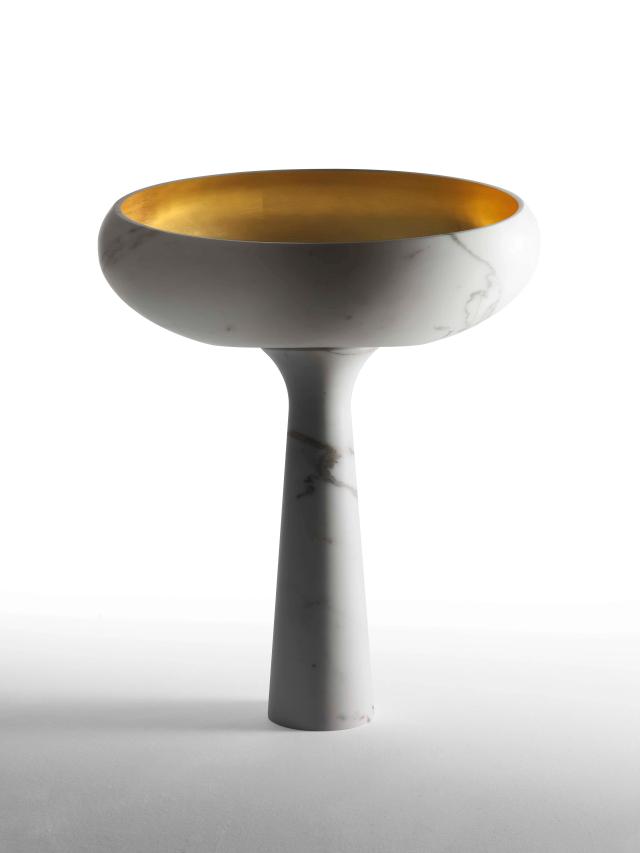 Lavabo Gong đặt sàn — nội thất đá Rochelle Stone
