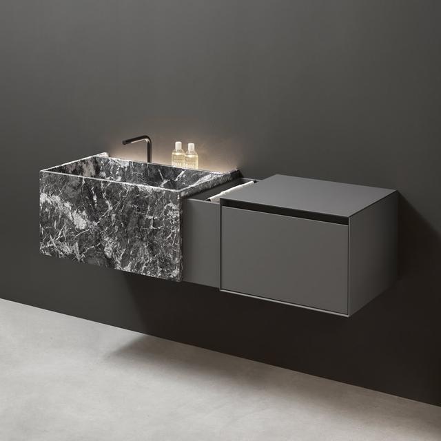 Lavabo MyStreet treo tường — lavabo đá tự nhiên Rochelle