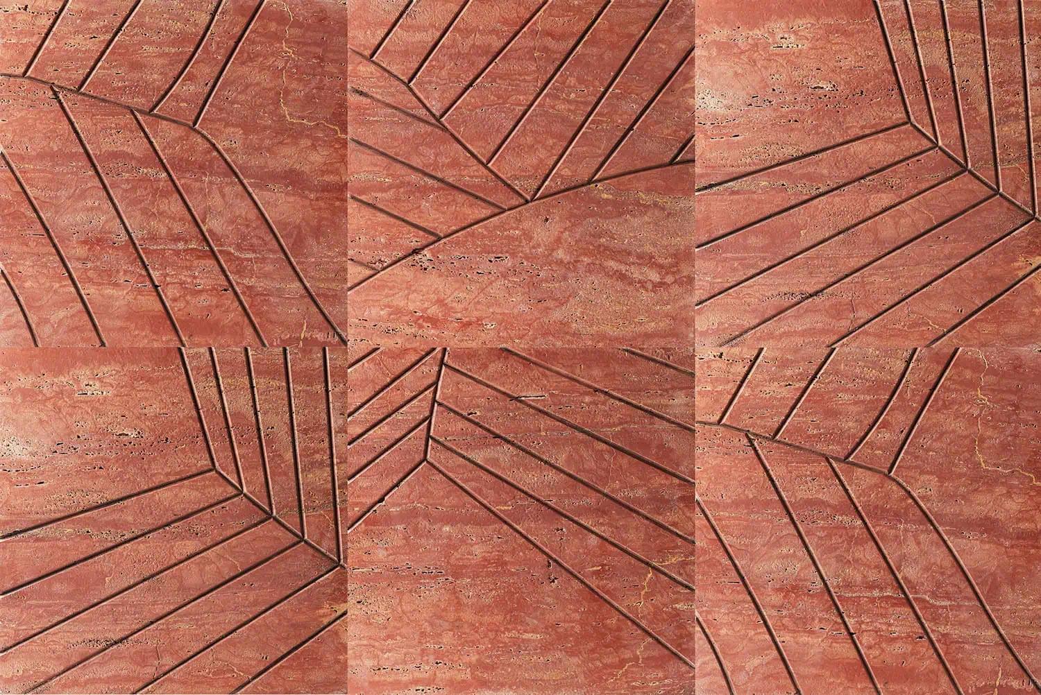 Vách đá 3D Folium — bề mặt marble điêu khắc nổi khối, Kreoo