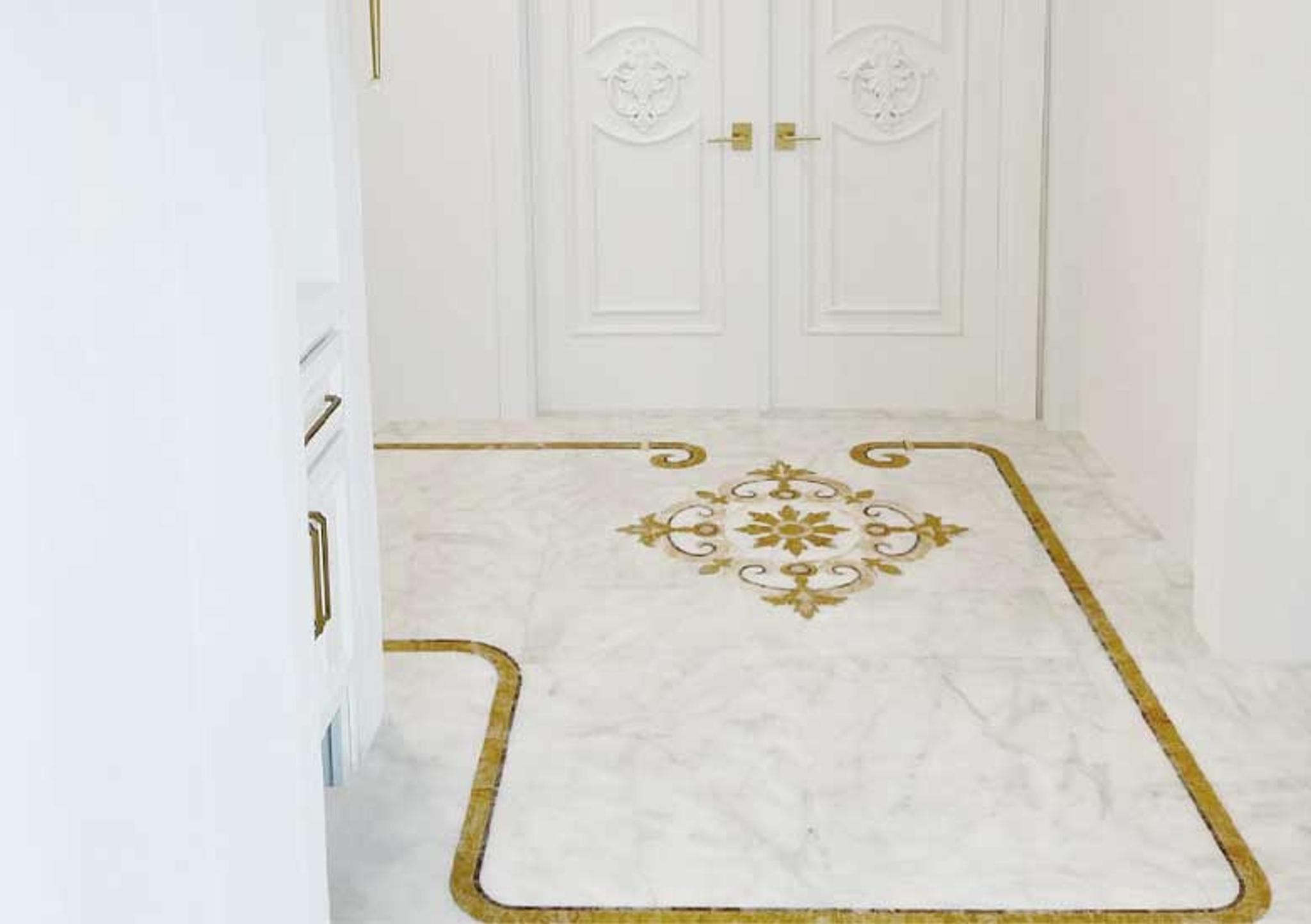 Hoa văn đá khảm marble Oro — Rochelle Couture