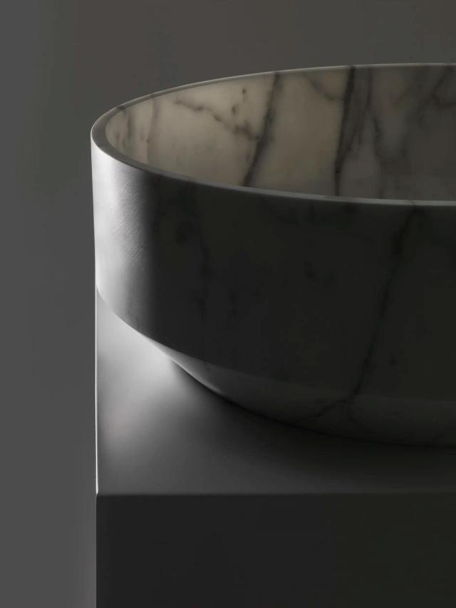 Lavabo đá dạng khối III — nội thất đá Rochelle Stone