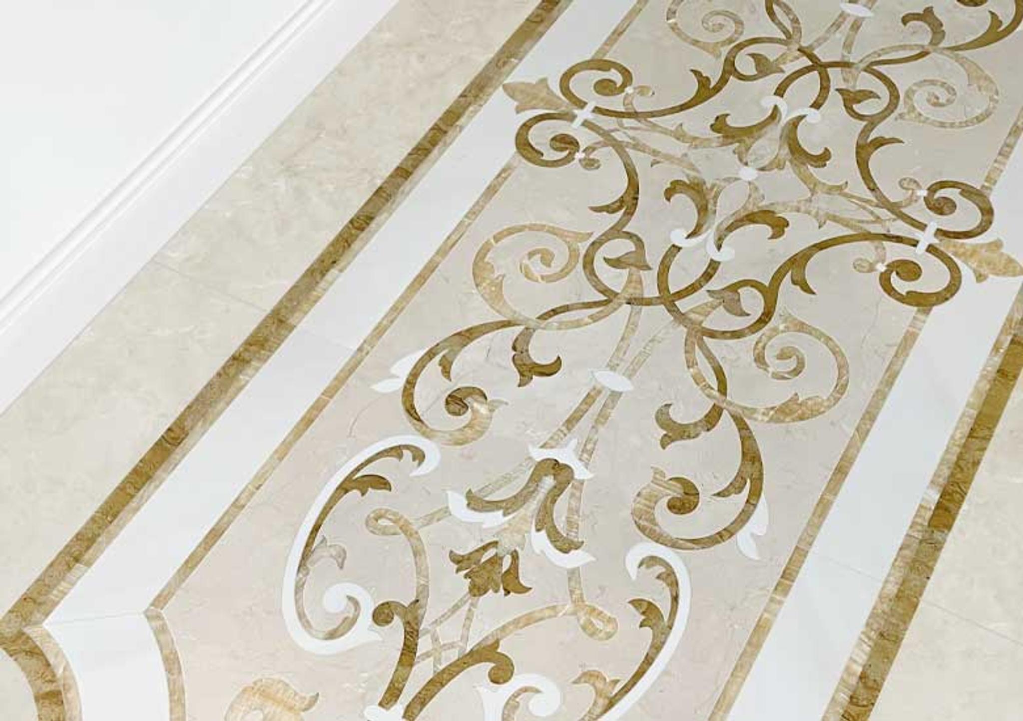 Hoa văn đá khảm marble Monte Carlo — Rochelle Couture