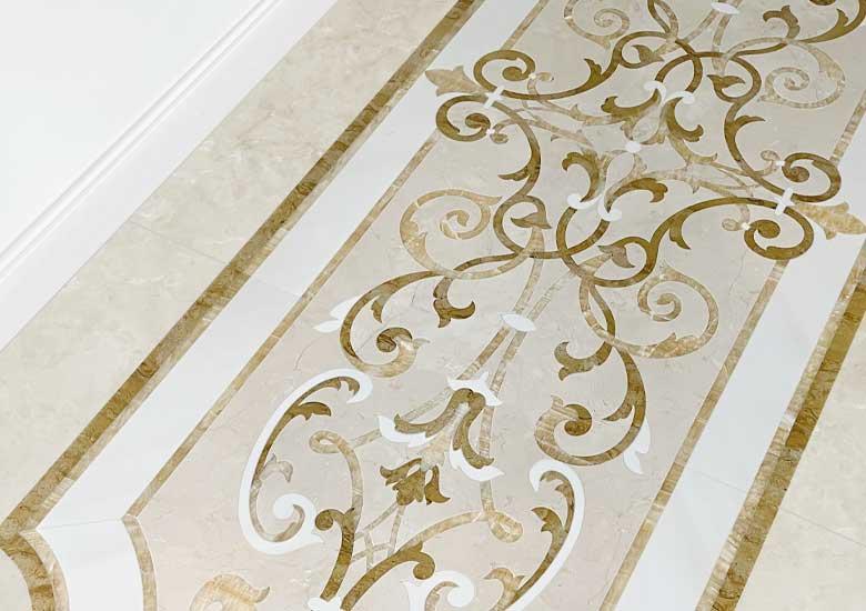Hoa văn đá khảm marble Monte Carlo — Rochelle Couture