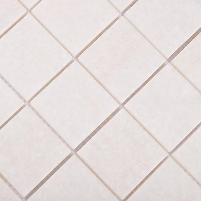 White Square Marble Mosaic Tile 2 x 2 Inch — mosaic vuông bằng đá marble trắng