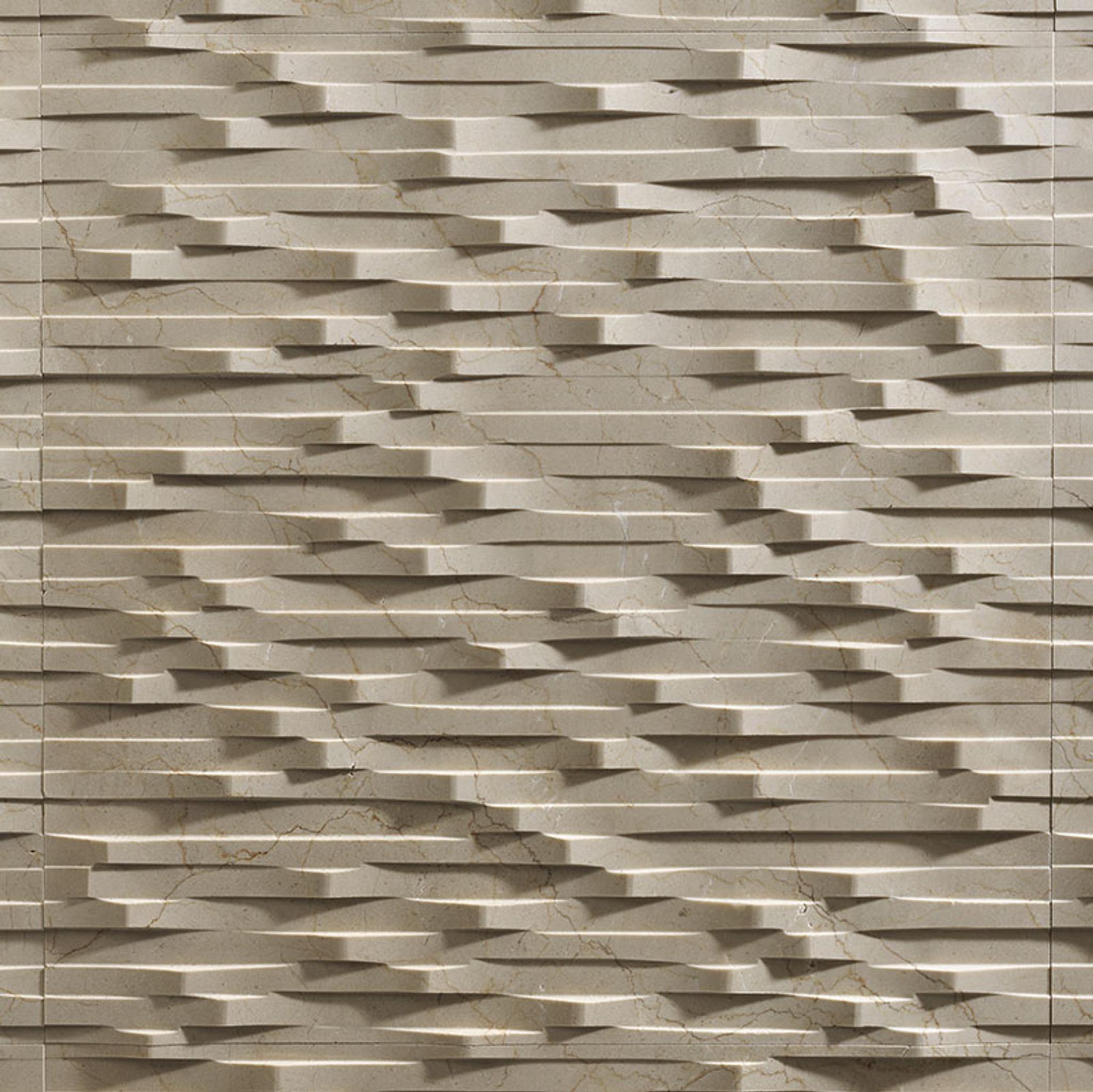 Vách đá 3D Strato — bề mặt đá tự nhiên điêu khắc nổi khối, Lithos