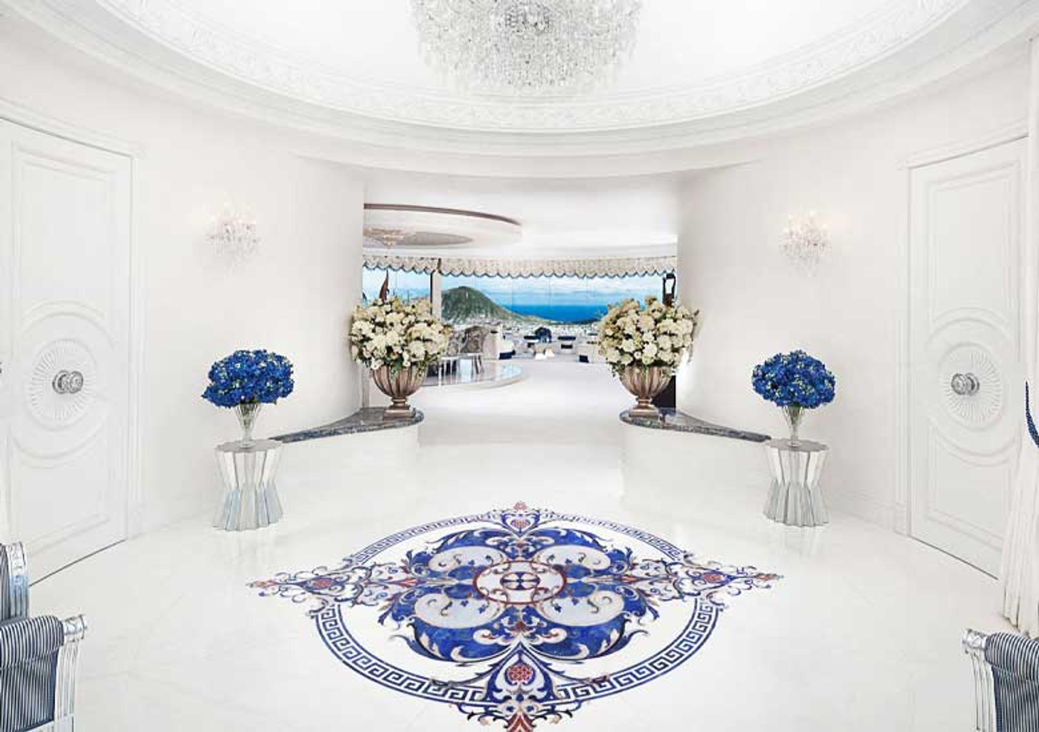 Hoa văn đá khảm marble Imperial — Rochelle Couture