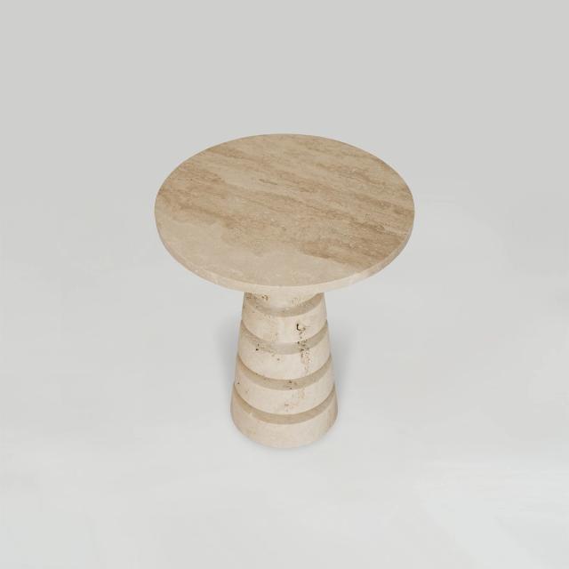 Bàn phụ Layered Cone — nội thất đá Rochelle