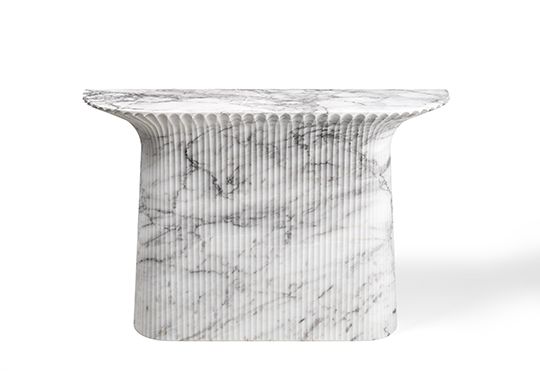 Bàn console Odette — nội thất đá Rochelle Stone